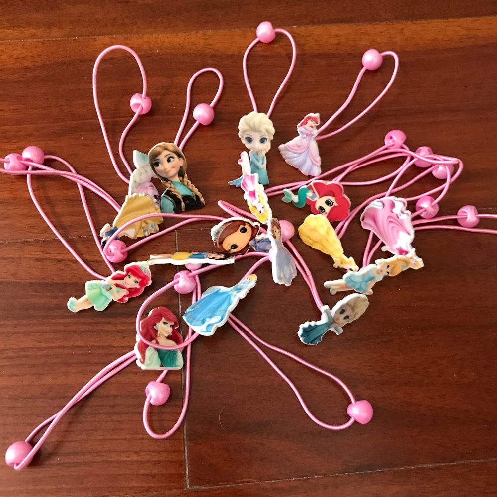 Princess hair ties cute